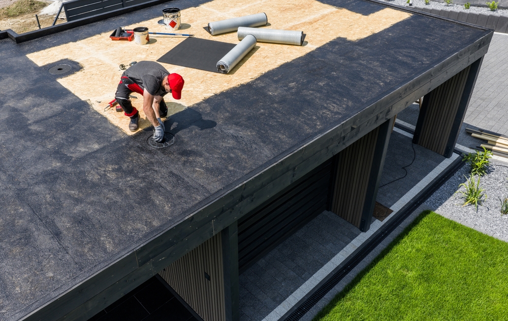 GRP fibreglass flat roof replacement Darlington