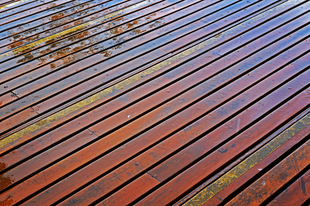Hardwood decking cleaning softwood deck restoration County Durham