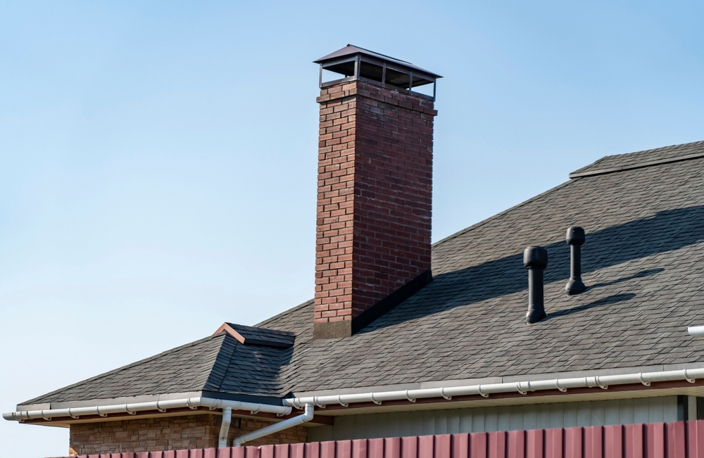 Complete chimney rebuild new pots leadwork County Durham